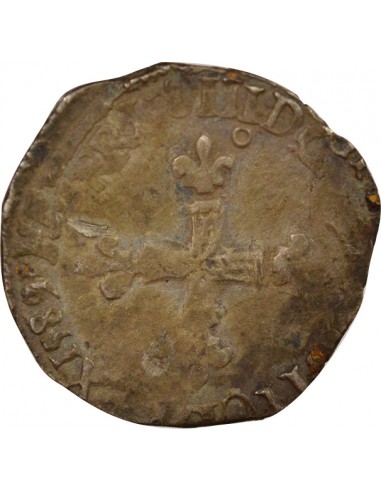 Henri III 01-avr ecu Argent 1589 9 Rennes