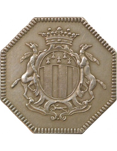 CAISSE D'EPARGNE DE RENNES - JETON ARGENT poinçon Corne (après 1879)