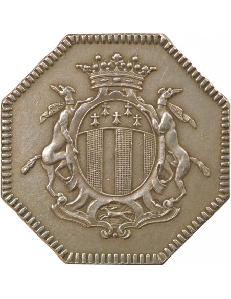 CAISSE D'EPARGNE DE RENNES - JETON ARGENT poinçon Corne (après 1879)