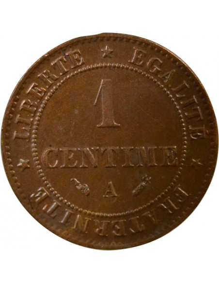 1 centime Bronze 1896 A - Paris