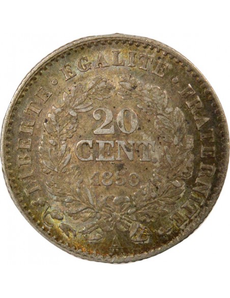 IIIe République 20 centimes Argent 1850 A - Paris