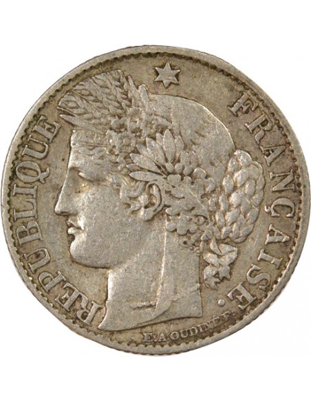 IIIe République 50 centimes Argent 1873 A - Paris