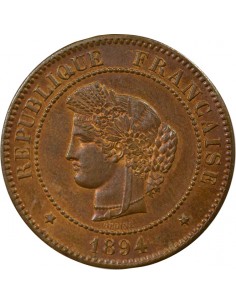 5 centimes Bronze 1894 A - Paris 2