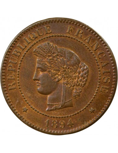 5 centimes Bronze 1894 A - Paris