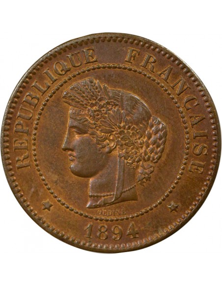 5 centimes Bronze 1894 A - Paris