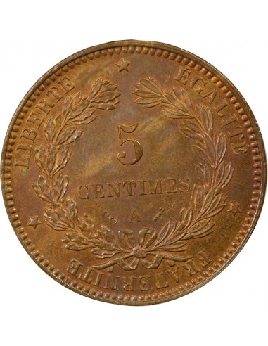 5 centimes Bronze 1894 A - Paris