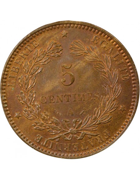 5 centimes Bronze 1894 A - Paris
