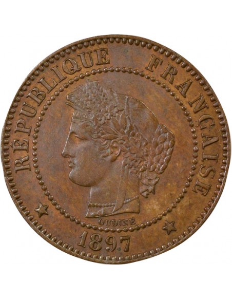 2 centimes Bronze 1897 A - Paris