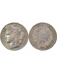 IIIe République 50 centimes Argent 1873 A - Paris