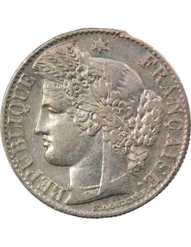 IIIe République 50 centimes Argent 1873 A - Paris