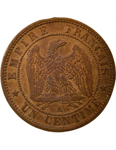 Napoléon III Tête nue 21 centime Bronze 1853 A - Paris