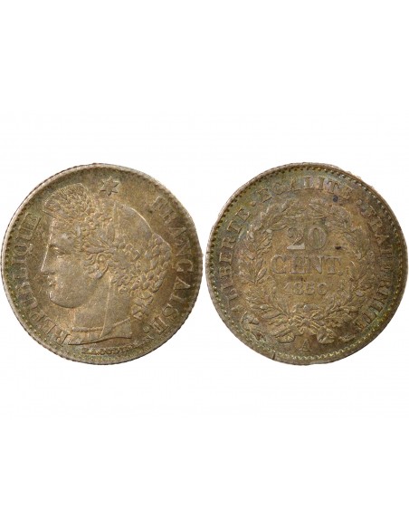 IIe République 20 centimes Argent 1850 A - Paris