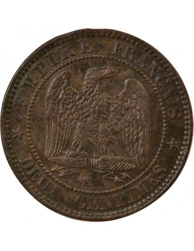 Napoléon III 2 centimes Bronze 1854 K Bordeaux