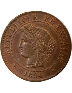 1 centime Bronze 1894 A - Paris 2