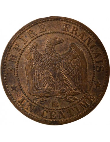 Napoléon III Tête Laurée 21 centime Bronze 1862 BB Strasbourg