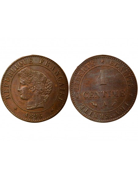 1 centime Bronze 1896