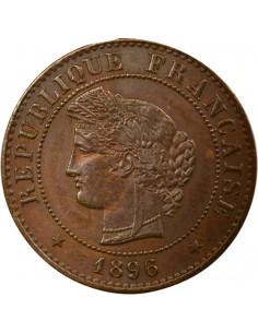 1 centime Bronze 1896 2