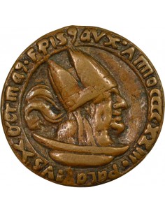 Royaume-Uni Célestin I Contreréforme 1 jeton Cuivre c. 1545 2