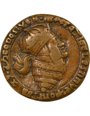 Royaume-Uni Célestin I Contreréforme 1 jeton Cuivre c. 1545