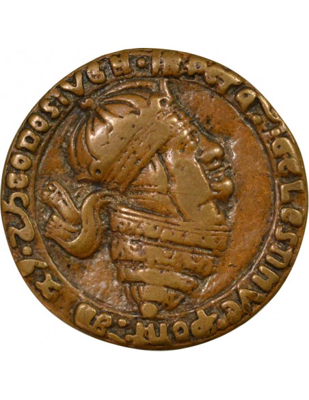 Royaume-Uni Célestin I Contreréforme 1 jeton Cuivre c. 1545