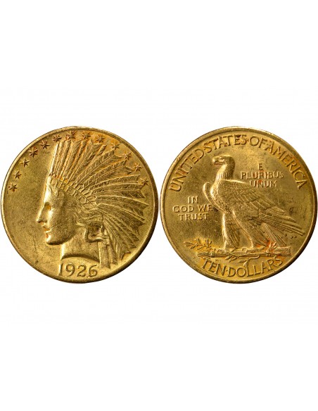 USA Indian Head 10 dollars Or 1926 Philadelphie