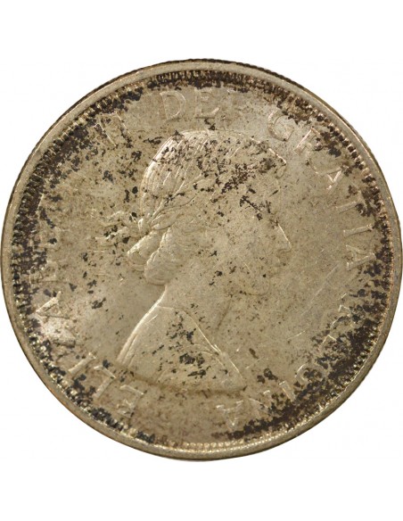 Reine d'Angleterre et du Commonwealth Conférences de Charlottetown & Québec 1 Dollar Argent 1964 Ottawa