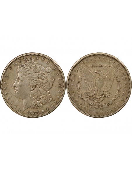 Etats Unis d'Amérique Morgan 1 Dollar Argent 1884 Philadelphie