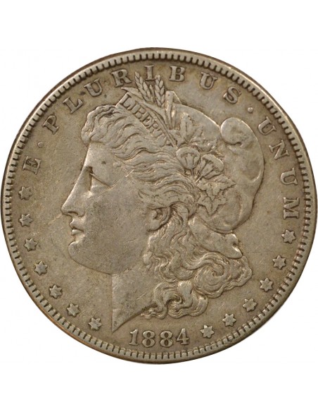 Etats Unis d'Amérique Morgan 1 Dollar Argent 1884 Philadelphie