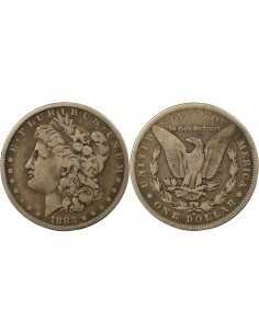 Etats Unis d'Amérique Morgan 1 Dollar Argent 1883 O New Orleans