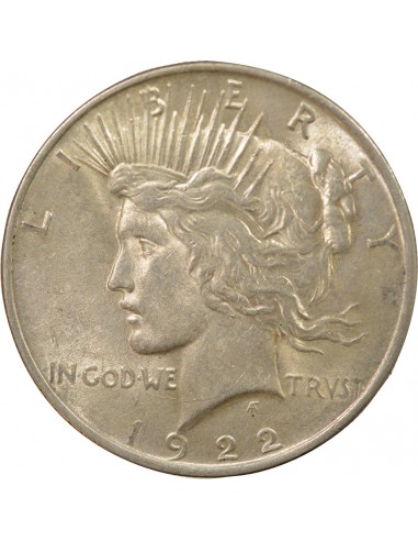 USA Peace Dollar 1 Dollar Argent 1922 Philadelphie