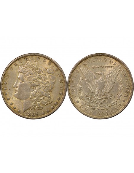 Etats Unis d'Amérique Morgan 1 Dollar Argent 1886 Philadelphie