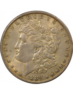 Etats Unis d'Amérique Morgan 1 Dollar Argent 1886 Philadelphie 2