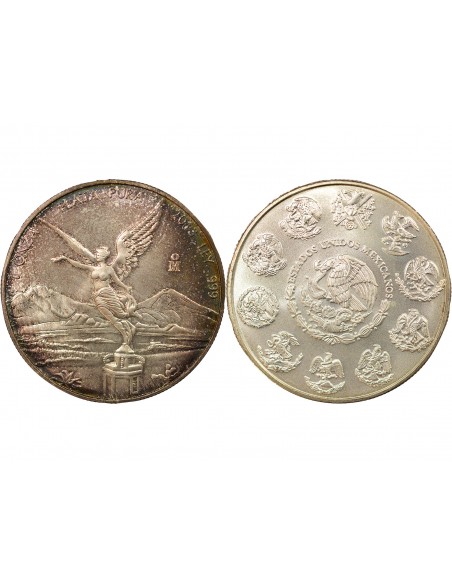 Mexique Libertad 1 once Argent 2013 Mo Mexico City