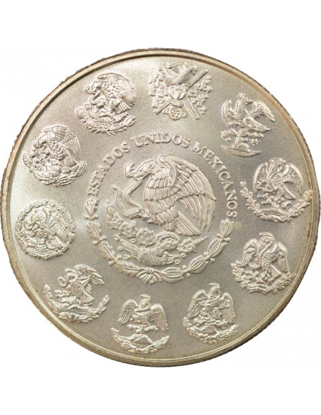 Mexique Libertad 1 once Argent 2013 Mo Mexico City