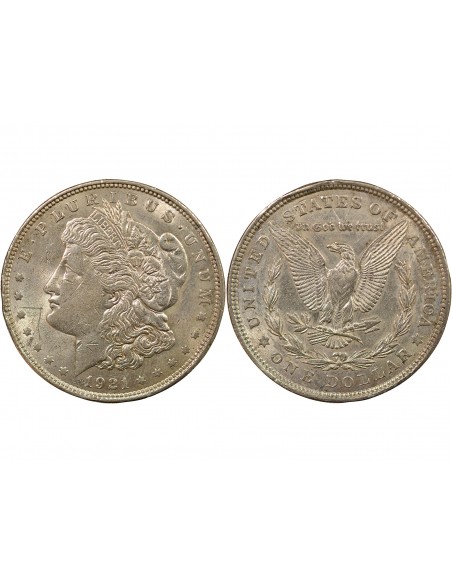 Etats Unis d'Amérique Morgan 1 Dollar Argent 1921 Philadelphie