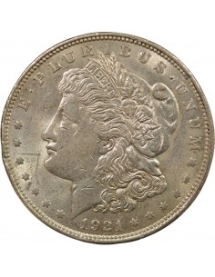 Etats Unis d'Amérique Morgan 1 Dollar Argent 1921 Philadelphie 2