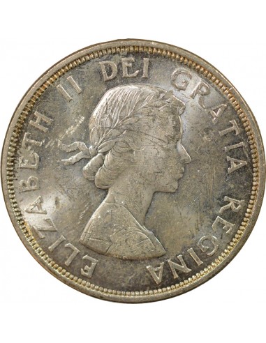 Reine d'Angleterre et du Commonwealth Conférences de Charlottetown & Québec 1 Dollar Argent 1964 Ottawa