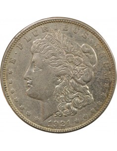 Etats Unis d'Amérique Morgan 1 Dollar Argent 1921 D Denver 2