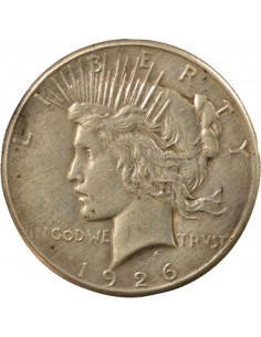 USA Peace Dollar 1 Dollar Argent 1926 Philadelphie 2