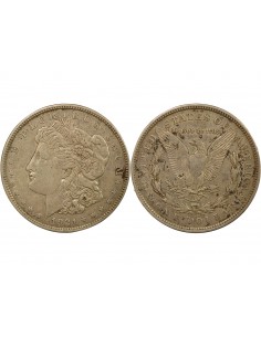 Etats Unis d'Amérique Morgan  1 Dollar Argent 1921 D Denver