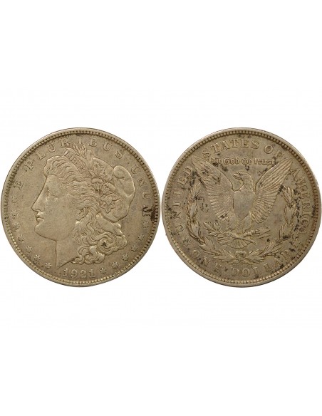Etats Unis d'Amérique Morgan  1 Dollar Argent 1921 D Denver