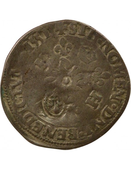 Louis XIII Douzain Henri II réformé 1 quinzain Billon 1640