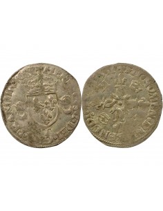 Henri II 1 douzain Argent 1551 T Nantes