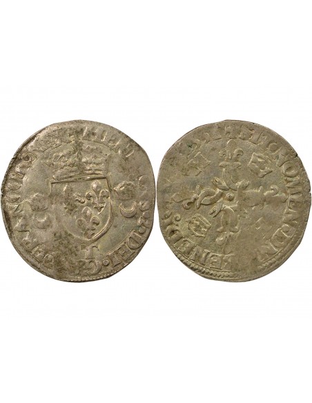 Henri II 1 douzain Argent 1551 T Nantes