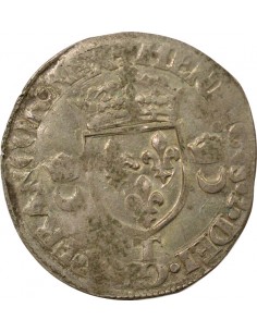 Henri II 1 douzain Argent 1551 T Nantes 2