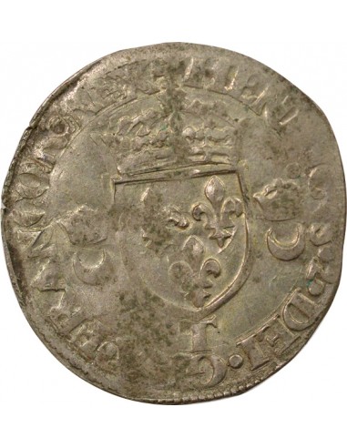 Henri II 1 douzain Argent 1551 T Nantes