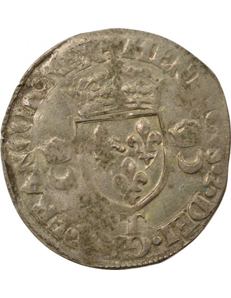 Henri II 1 douzain Argent 1551 T Nantes