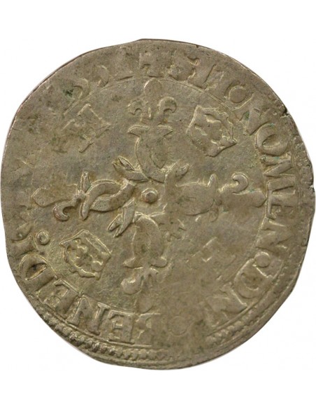 Henri II 1 douzain Argent 1551 T Nantes