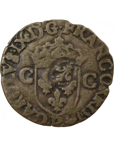 Louis XIII Douzain Charles IX réformé 1 quinzain Billon 1640