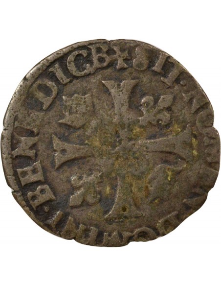 Louis XIII Douzain Charles IX réformé 1 quinzain Billon 1640